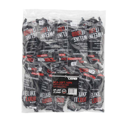 DS18 Level 1 RCA 17-Feet  10 x Pack