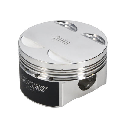 Manley Nissan GTR VR38DETT 99mm Bore 88.4mm Stroke -2cc Dish Turbo Tuff Piston Set w/ Rings