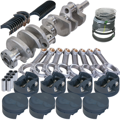 Eagle Ford 302 TW Heads 3.400in Crank 5.400in I-Beam Rods -6cc 4.030in Pistons Rotating Assembly