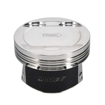 Manley Ford 3.7L DOHC Cyclone V6 Piston Set - 3.780in Bore 1.239in CH, 2.00 CC