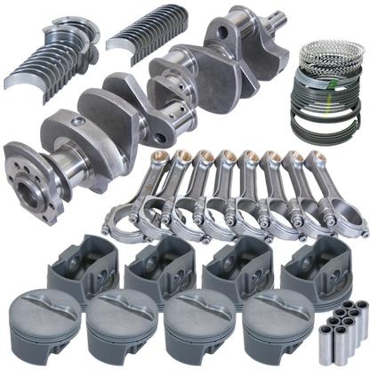 Eagle Chevy 350 3.750in Crank 5.700in I-Beam Rods -5cc Flat Top 4.040in Pistons Rotating Assembly