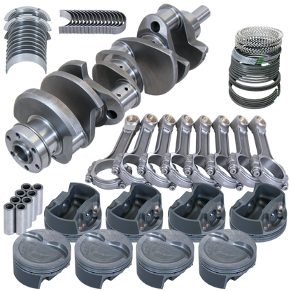 Eagle Ford 351W 4.000in Crank 6.250in I-Beam Rods -26cc Inv Dome 4.125in Pistons Rotating Assembly
