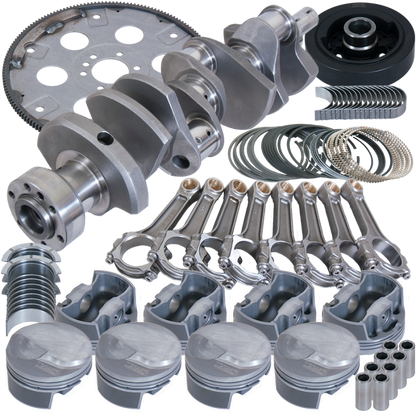Eagle Chevy 454 1Pc 4.250in Crank 6.385in I-Beam Rods 4.350in Pistons 168 Tooth FP Balanced Assembly