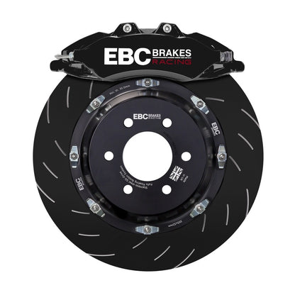 EBC Racing 12-21 BMW M240i F22 3.0T Black Apollo-6 Calipers 355mm Rotors Front Big Brake Kit