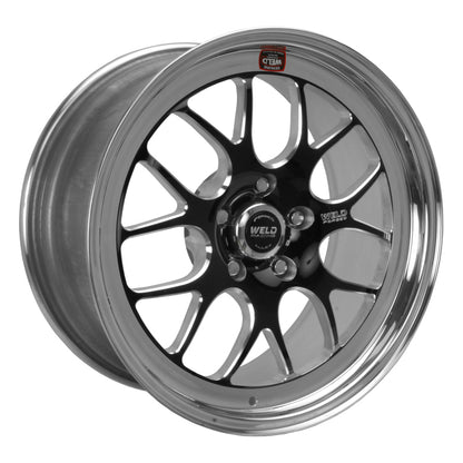 Weld S77 18x9 / 5x4.5 BP / 5.6in. BS Black Wheel (High Pad) - Non-Beadlock