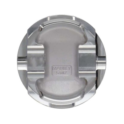 Manley Mitsubishi 2.0L 4B11T Piston Set - 86.50mm Bore 1.155in CH, -3.50 CC