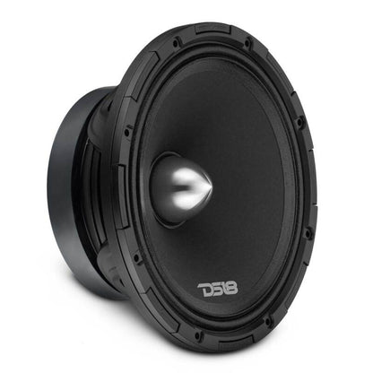 DS18 PROJECT360 8in Mid-High 100.2 dB Bullet Loudspeaker 300W RMS 8-Ohm Rotating Recone Design
