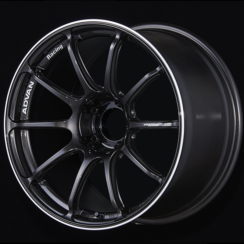 Advan RSIII 19x9.0 / +45 Offset / 5x114.3 / 73mm Bore / Black Gunmetallic and Ring