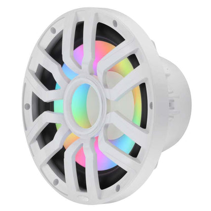 DS18 NXL-iQ Subwoofer w/ LED Lights 12in 600 Watts RMS 4 ohm White w/ Cover