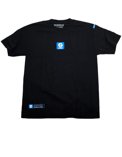Sparco T-Shirt Tach Blk Lrg