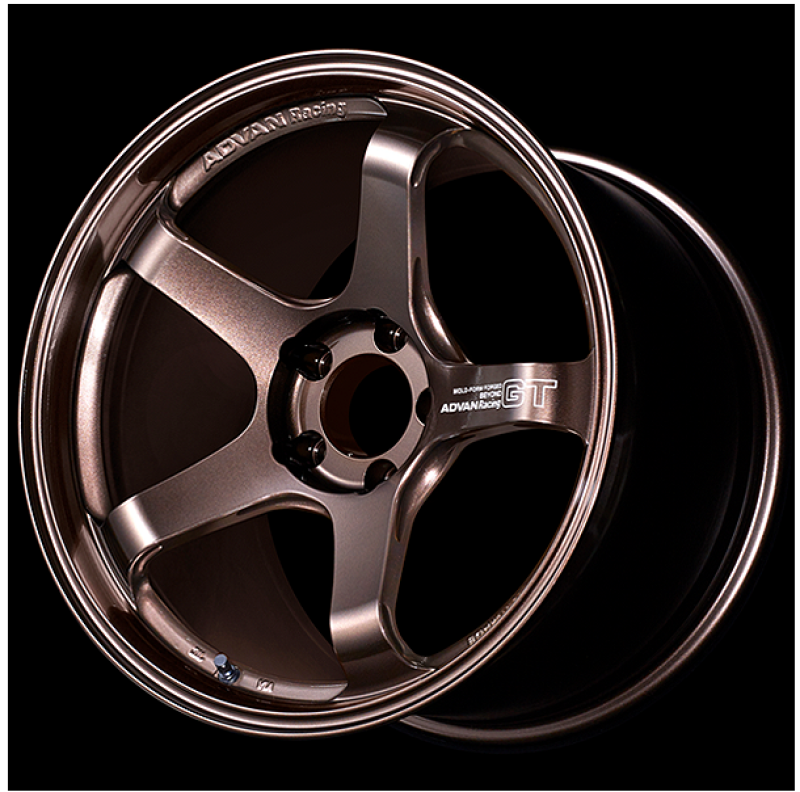 Advan GT PORSCHE 19X10.5 +45 5x130 Racing Brass Gold Wheel