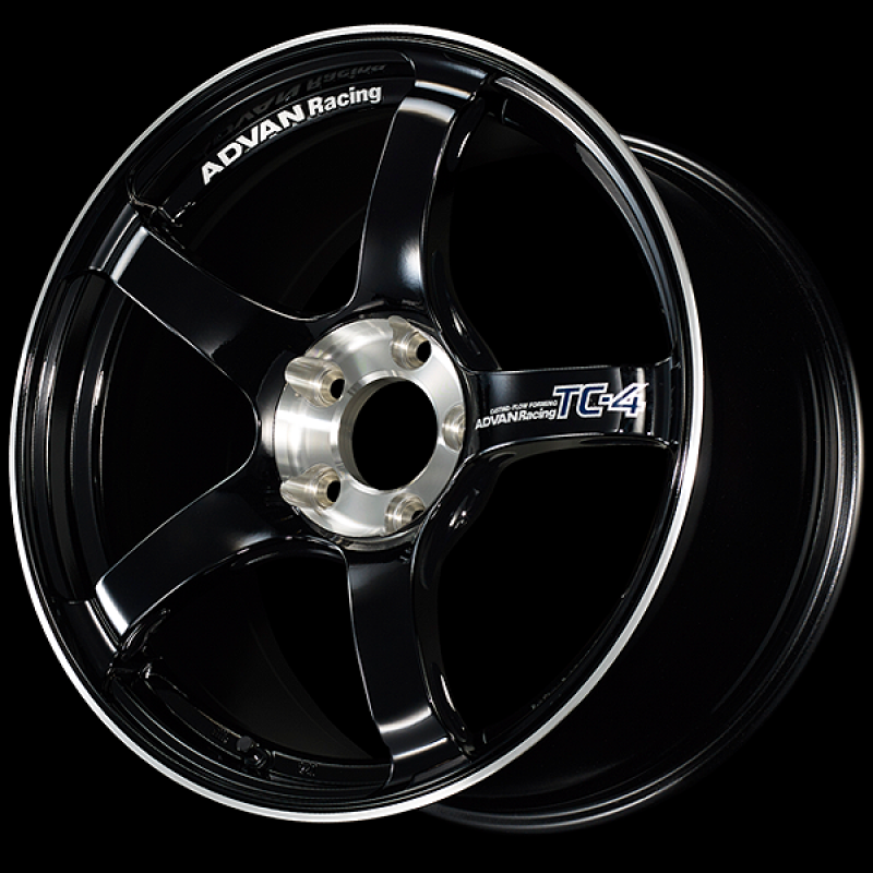 Advan TC-4 SE 18x8.5 / +51 Offset / 5x114.3 / 73mm Bore / Racing Gloss Black and Diamond Cut