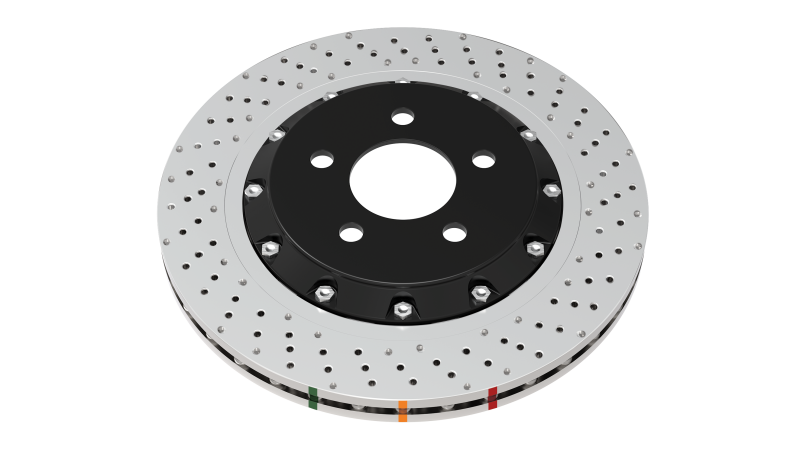 DBA 06-11 Jeep Grand Cherokee SRT 8 Front Cross Drilled & Dimpled 5000 XD Series Ring
