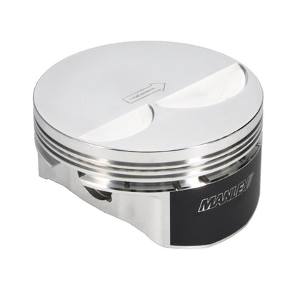 Manley Chevrolet LS Piston Set - 4.070in Bore 1.115in CH, -4.00 CC