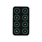 AEM EV 8 Button Keypad CAN Based Programmable Backlighting