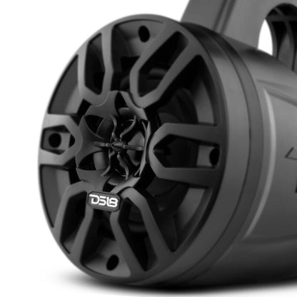 DS18 MP 4x4in Wakeboard Tower Speaker Package - Amplifier & Bluetooth Audio Receiver 100 Watts Rms