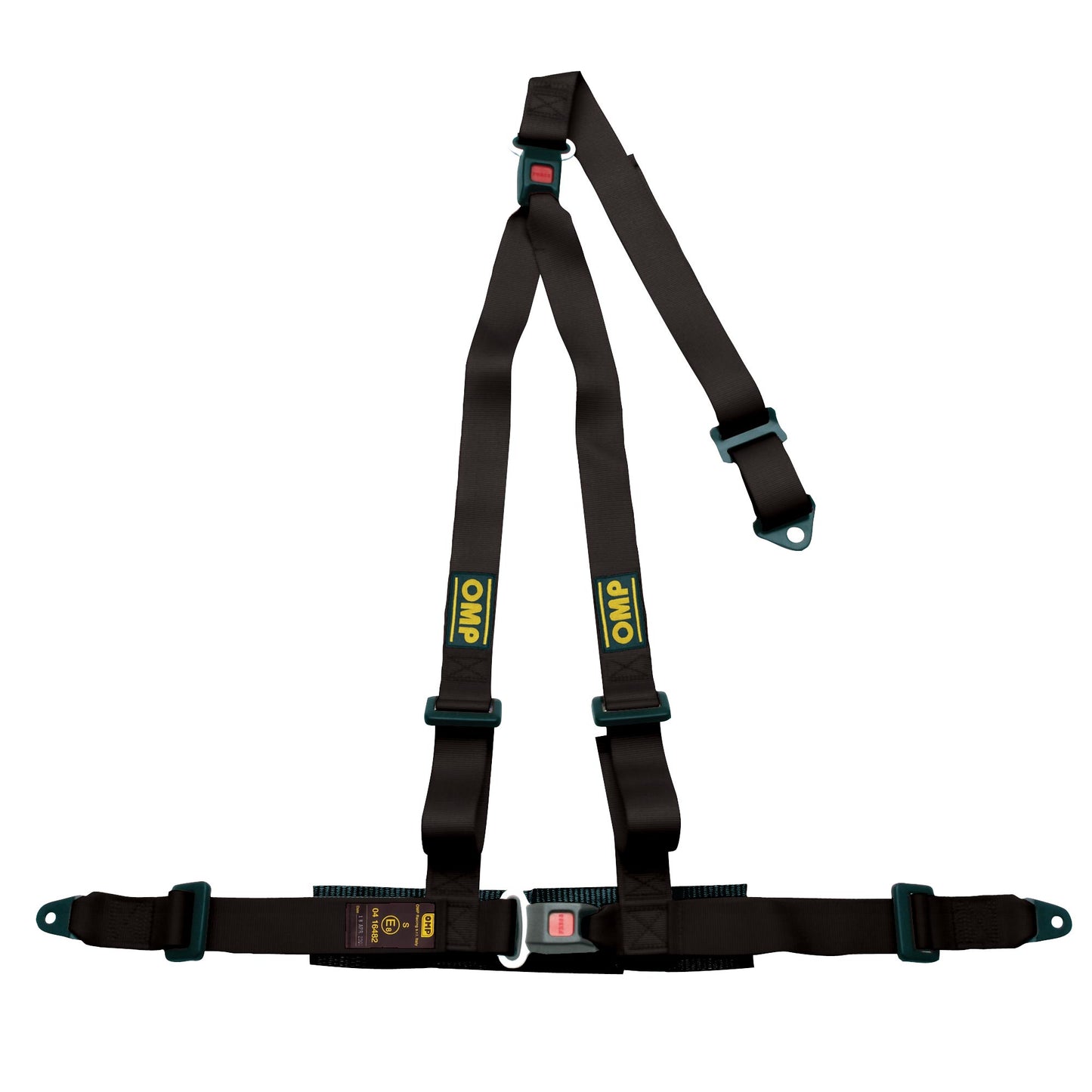 OMP 3 Point Harness - Black