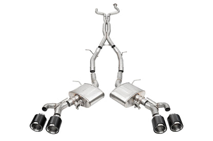 Corsa 22-25 Cadillac CT4 V Blackwing 3in Dual Mode Active Cat-Back 4.5in CF Polished Dual Rear Tip