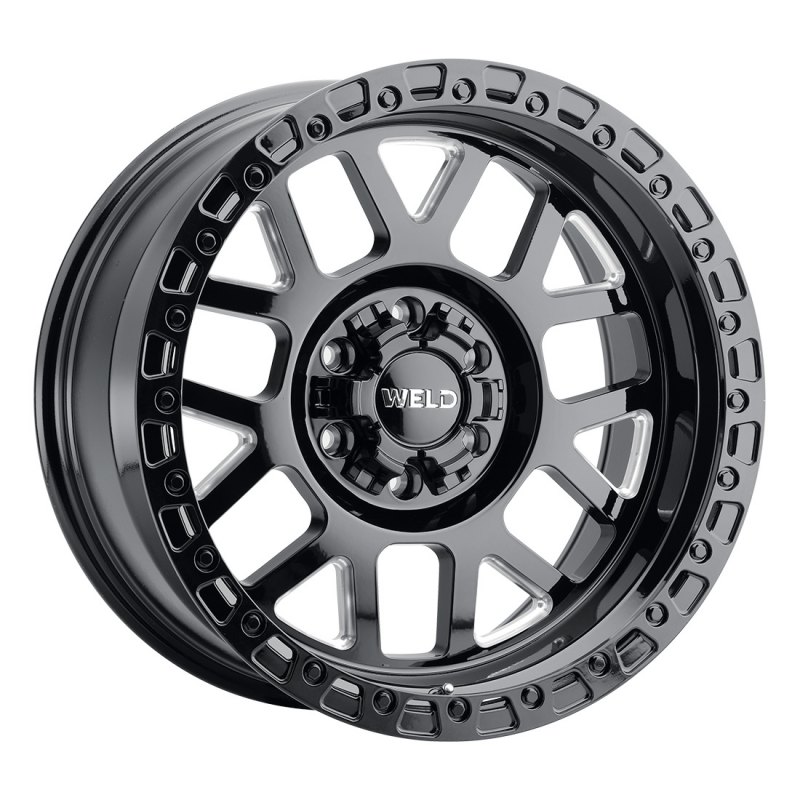 Weld Off-Road W105 20X10 Cinch 6X135 6X139.7 ET-18 BS4.75 Gloss Black MIL / Gloss Black 106.1
