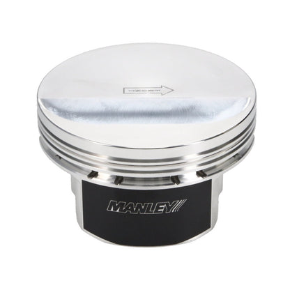 Manley Chevrolet LS Piston Set - 4.130in Bore 1.115in CH, -5.00 CC