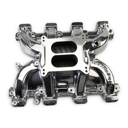 Edelbrock Chevy LS1 Performer RPM Intake Manifold Only - Chrome Plasma Finish