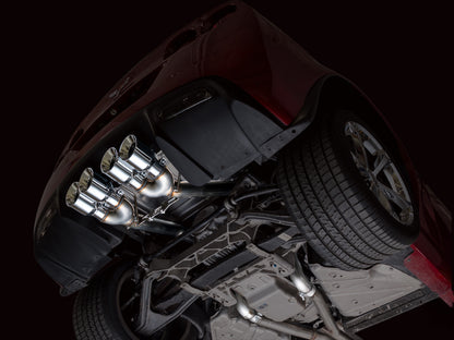 AWE Tuning 05-07 C6 Chevrolet Corvette 6.0L Track Edition Axle-Back Exhaust w/ Chrome Silver Tips