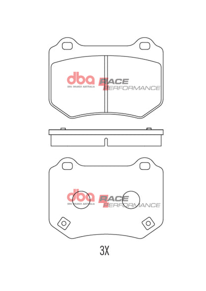 DBA 18-21 Subaru WRX STI Rear RP Performance Brake Pads
