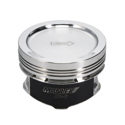 Manley Nissan SR20DE Piston Set - 86.00mm Bore 1.260in CH, -12.00 CC