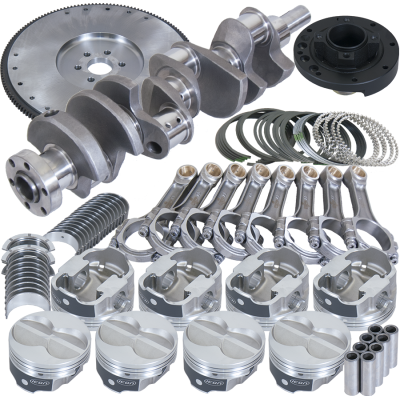 Eagle Ford 302 3.400in Crank 5.400in I-Beam Rods 4.040in Pistons 157 Tooth FW Balanced Assembly