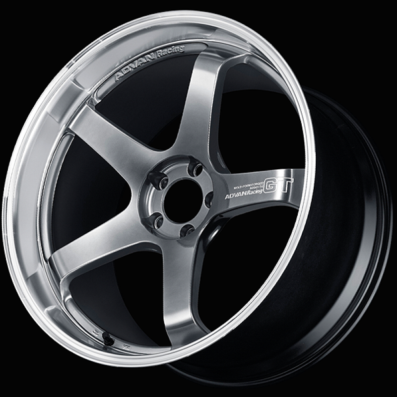 Advan GT Premium Version 20x9.5 / +29 ET / 5x112 / 66.5mm Bore / Machining and Hyper Platinum Black