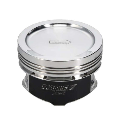 Manley Nissan SR20DE Piston Set - 86.25mm Bore 1.260in CH, -12.00 CC