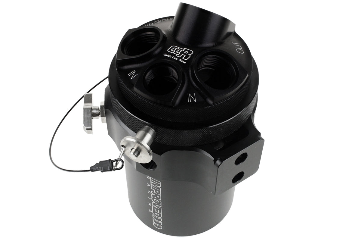 Improved Racing - CCRZ Competition Recirculated High-Flow Oil Catch Can, 0.5 Liter