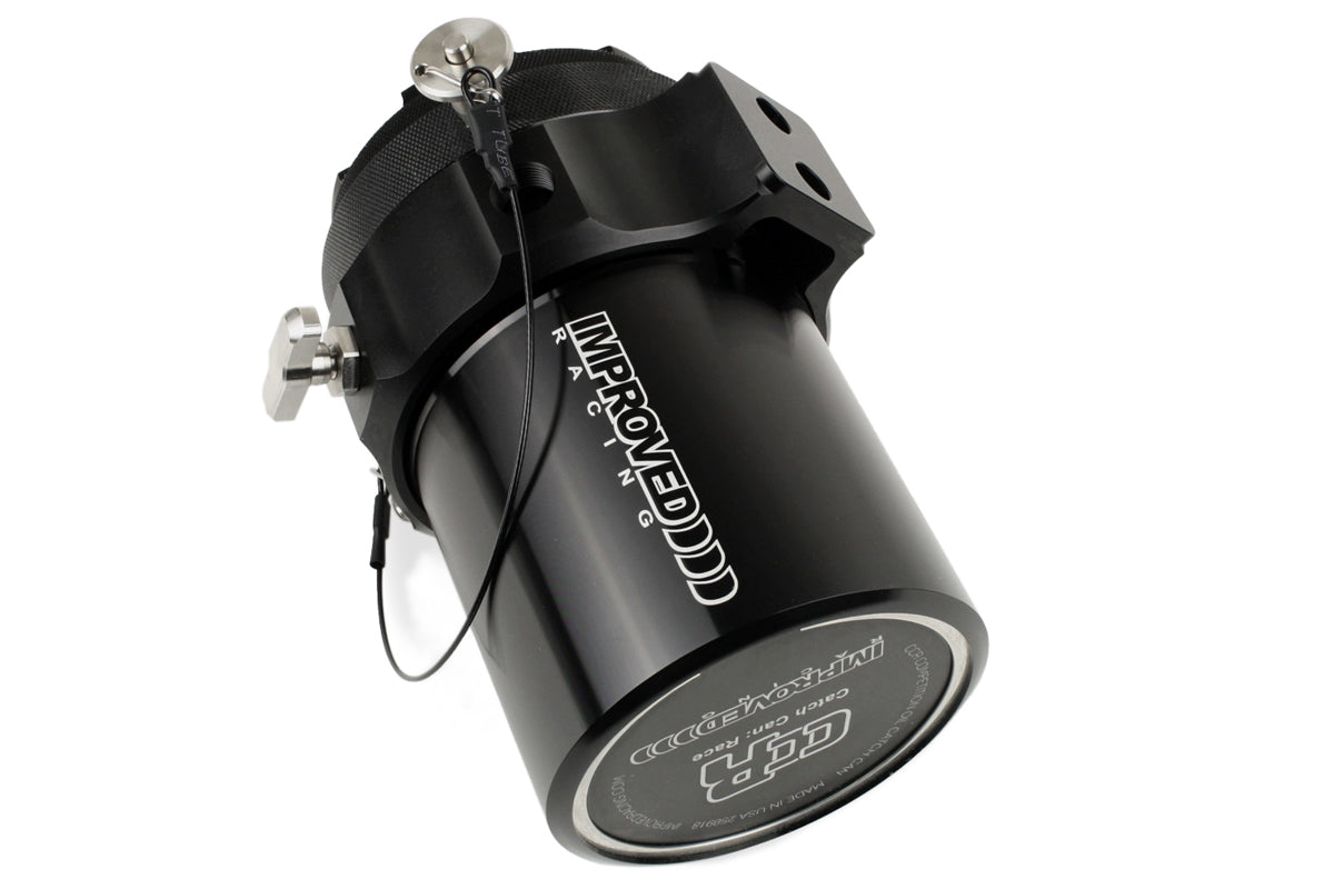 Improved Racing - CCRZ Competition Recirculated High-Flow Oil Catch Can, 0.5 Liter
