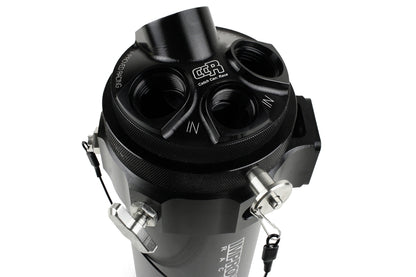 Improved Racing - CCRZ Competition Recirculated High-Flow Oil Catch Can, 1 Liter