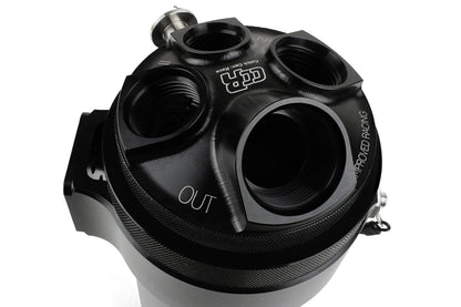 Improved Racing - CCRZ Competition Recirculated High-Flow Oil Catch Can, 1 Liter