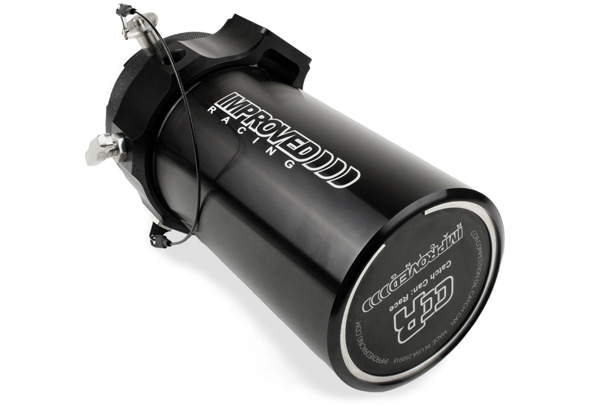 Improved Racing - CCRZ Competition Recirculated High-Flow Oil Catch Can, 1 Liter