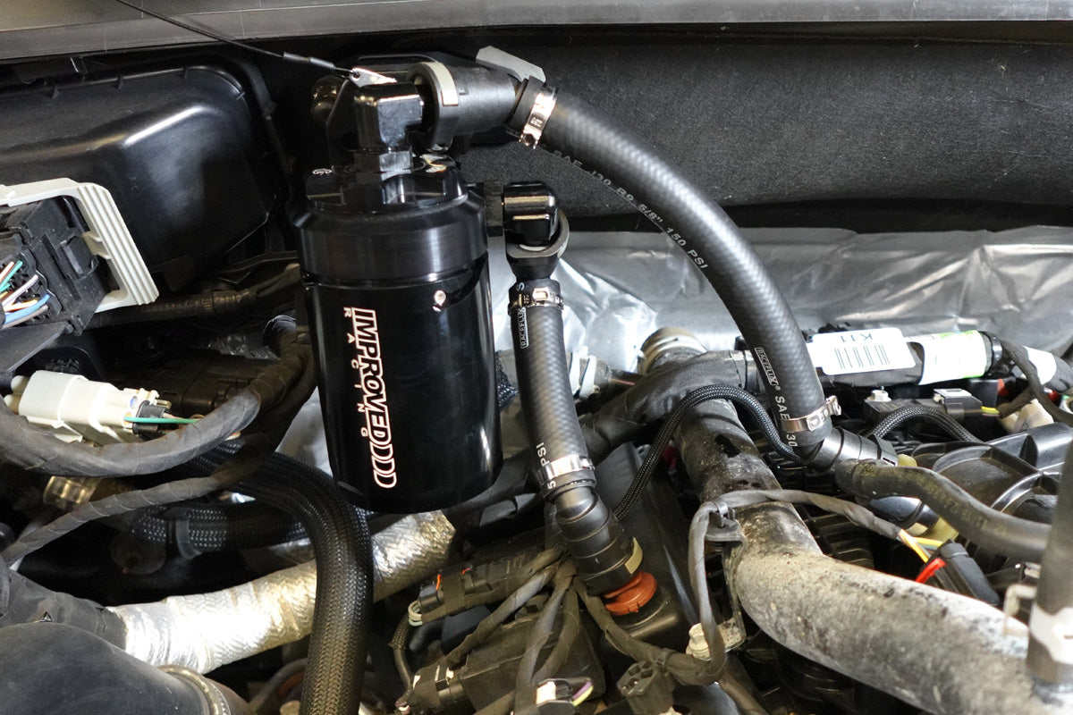 Improved Racing - CCS Oil Catch Can Kit for 2025+ Ford F-150 2.7L V6