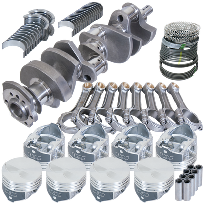 Eagle Chevy 350 3.480in Crank 5.700in I-Beam Rods -7cc Flat Top 4.040in Pistons Rotating Assembly