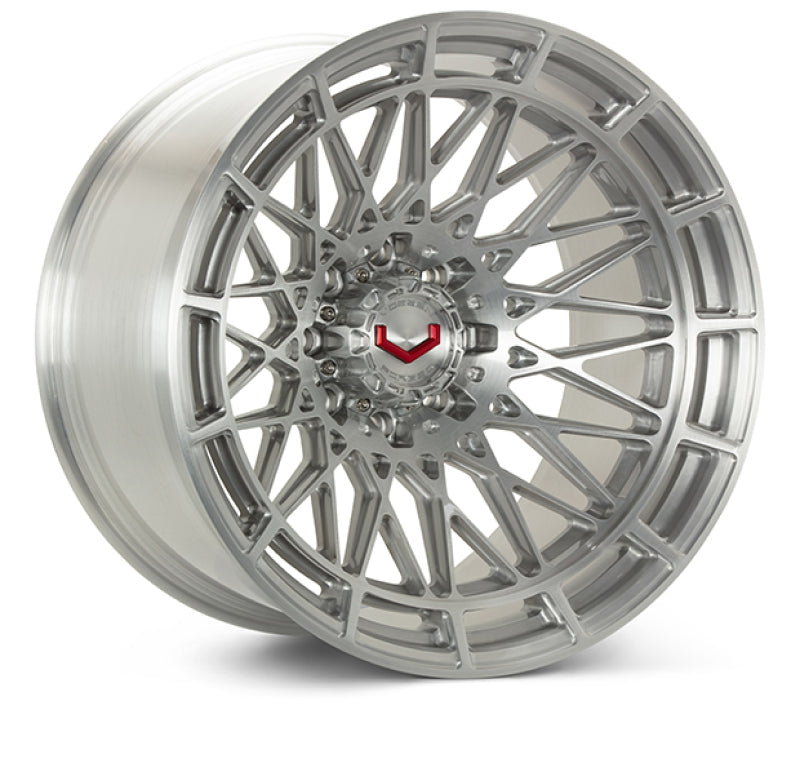 Vossen LCX-03 24x10 - 8x180 - ET+15 - Deep - 124.3 - Brushed Gloss Clear Wheel