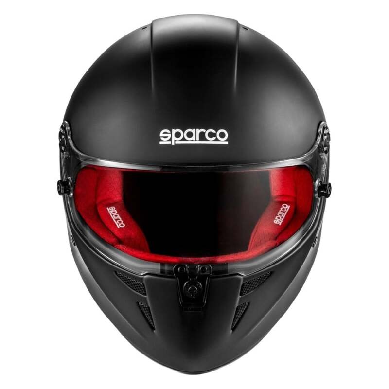 SPARCO Stealth RF Helmet - Large - Matte Black/Red