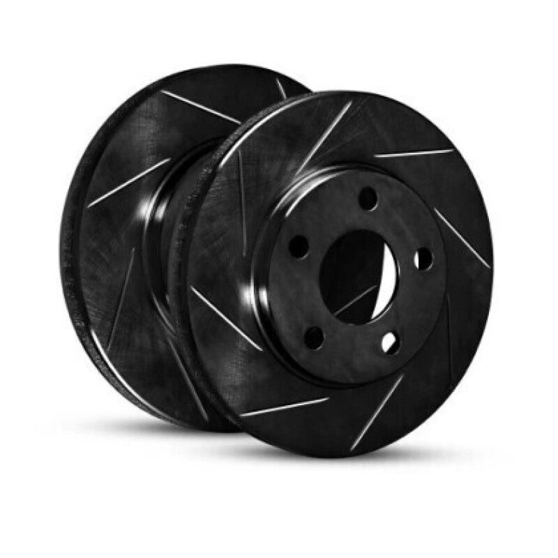R1 15-22 Mini X2 Front Right Slotted Black Brake Rotor