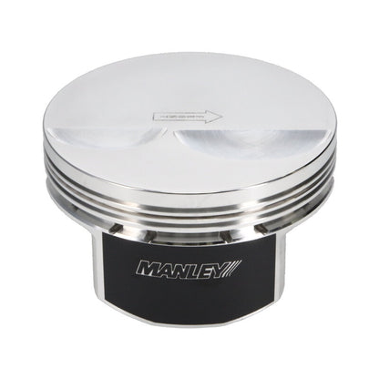 Manley Chevrolet LS Piston Set - 4.010in Bore 1.115in CH, -4.00 CC