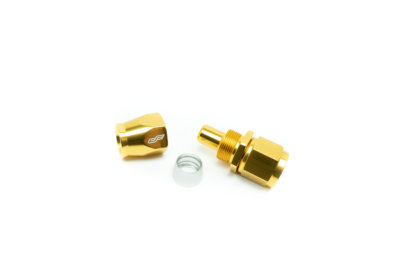 ColorFittings - 06 AN Straight Female Aluminum Hose End (PTFE)