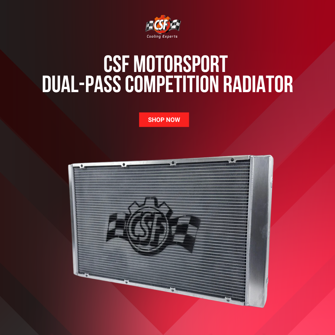 CSF Motorsport dual pass competition radiator