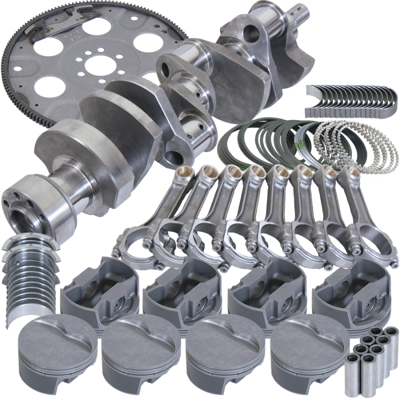 Eagle Chevy LT1350 1Pc 3.750in Crank 5.700in I-Beam 4.040in Pistons 168 Tooth FP Balanced Assembly