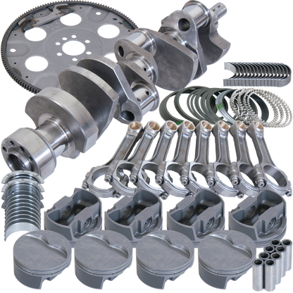 Eagle Chevy LT1350 1Pc 3.750in Crank 5.700in I-Beam 4.040in Pistons 168 Tooth FP Balanced Assembly