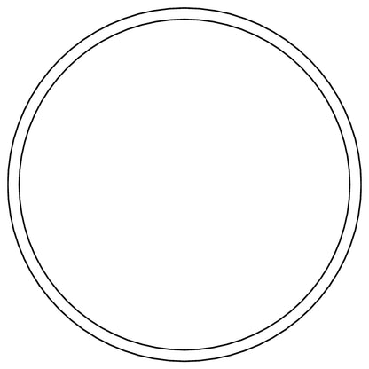 Cometic Holley 4500 Dominator .060in Fiber Air Cleaner Mounting Gasket - 7.3125in Diameter