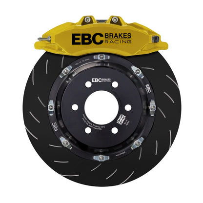 EBC Racing 08-16 Mitsubishi Lancer Evo 10 2.0T Yellow Apollo-6 355mm Rotors Front Big Brake Kit