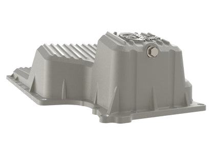 aFe 20-25 GM Trucks Engine Oil Pan - Raw w/ Machined Fins