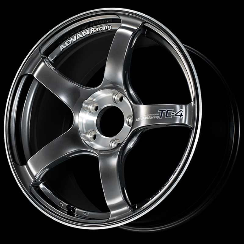 Advan TC-4 SE 18x7.5 / +48 Offset / 5x114.3 / 73mm Bore / Racing Hyper Black and Diamond Cut